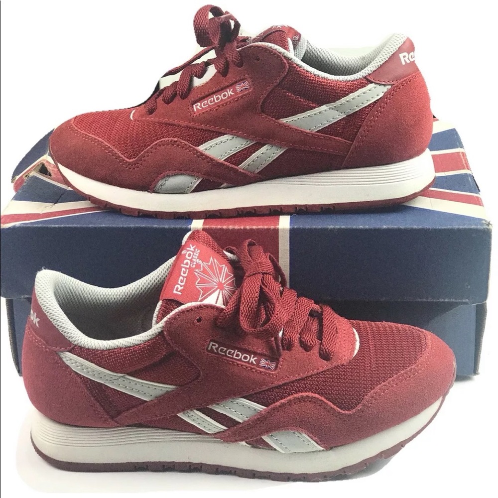 Vintage REEBOK Classic Ballistic Sneaker RED/GREY
